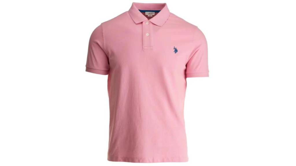 Μπλούζα Us Polo με γιακά Ροζ